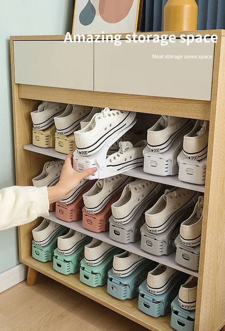 Chic™ Double-Layer Shoe Organizer